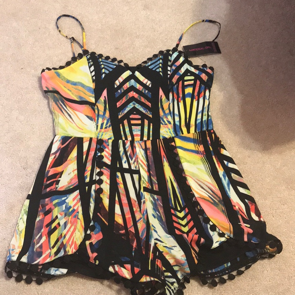 Multi colored romper